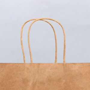 Bolsas de Papel Kraft Ecológicas con Asa, Impresión de Logotipo Personalizado, para Comida para Llevar, Empaque de Regalos, Uso en Supermercados - Product Image 2
