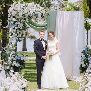 Heavy Duty Backdrop Stand Gold Pipe and Drape <b>Kit</b> Adjustable Metal Backdrop Sand,various Sizes to Choose - Product Image 1