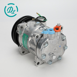 คอมเพรสเซอร์แอร์พรีเมียม EexcavaStart รุ่น SD7H15 HD512-1 สำหรับรถขุด อะไหล่ทดแทนที่เชื่อถือได้ ประสิทธิภาพสูง สำหรับเครื่องยนต์ 4D34 รับประกัน 1 ปี ผลิตโดยแบรนด์ดัง - Product Image 3