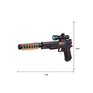 Vendita calda elettrica di simulazione luminosa tipo 54 lancia con effetti sonori, pistola giocattolo per bambini - Product Image 4