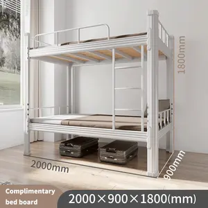 Steel Double Iron Bunk Bed Beddetachable Metal Frame Bunk Beds Metal Bed