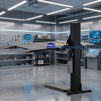 Shininnovation POPS Élévateur de stationnement hydraulique à poteau unique, capacité 2000 kg, pour garage domestique et applications de tours de stationnement