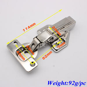 บานพับ201ss แบบสไลด์ที่มองไม่เห็นบานพับ304สแตนเลสสำหรับเฟอร์นิเจอร์ตู้ - Product Image 2