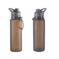Botella de Agua Plegable Reutilizable, Diseño Deportivo, Material de Silicona Suave y Duradero, Apta para Lavavajillas y Microondas, con Tapa de Paja