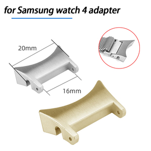 Adaptateur connecteur en acier inoxydable pour <span class=keywords><strong>Samsung</strong></span> <span class=keywords><strong>Galaxy</strong></span> Watch 4, 30 pièces, connecteur métal 20mm - Product Image 6