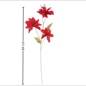 KEWEI 800 Fiore di Giglio Artificiale in Seta, 3 Steli Lunghi, Giglio Bianco 84cm, Decorazione per Laurea, Natale e Casa - Product Image 4