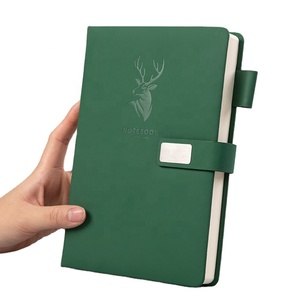 맞춤형 하이 퀄리티 단순한 분위기 가죽 A5 테이프 노트북 - Product Image 5