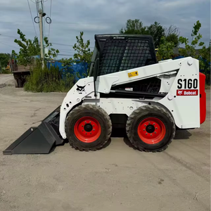 Venta caliente precio barato usado <span class=keywords><strong>Bobcat</strong></span> S185 S300 S450 S160 S165 Mini MINICARGADORA con cubo - Product Image 1