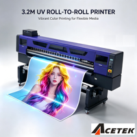 Impresora de Inyección de Tinta de Formato Ancho de 3.2m (10 pies) Xp600 I3200, Impresora Digital UV, Recién Llegada
