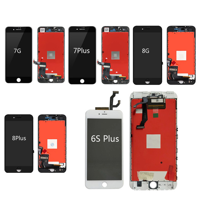 MF Mobile Phone Display Pantalla Lcd for iphone 5 6 6s 7 8 Plus Lcd Screen Replacement Set Oem Smartphone Spare Parts for Phone
