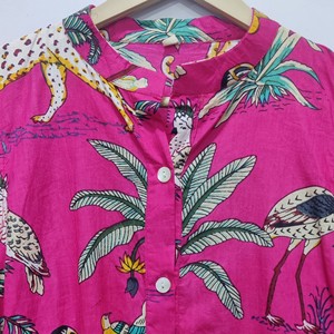 Thanh Lịch Đầu Gối Chiều Dài Ăn Mặc Cho Phụ Nữ Puffy Hàn Quốc Tay Mô Hình Mở Phía Trước Với Nút Gần Gẫm Hợp Thời Trang Flare Thiết Kế Ở Phía Dưới - Product Image 2