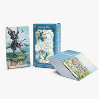 Fabrication en usine de cartes de tarot Oracle bon marché pour jeu de divination personnalisé, imprimées, mignonnes, écologiques, recyclables, en double boîte pour femmes
