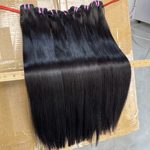 Paquetes de Cabello Humano Liso Natural de Fabricante, Cabello Vietnamita con Cutícula Alineada, Pedido al por Mayor - Product Image 1