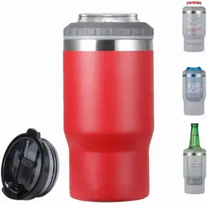 Ozark Trail 12 oz Vacuum Insulated Stainless Steel Can Cooler with Bottle  Opener 