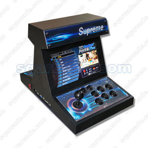 Console de jeu vidéo Street Fighter à deux joueurs Nouveau prix bon marché 10 pouces tout en fer 9800 jeu Double Arcade connexion filaire - Product Image 2