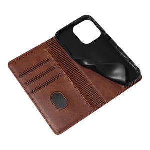 Para OPPO <span class=keywords><strong>realme</strong></span> 8 9 10 11 Pro 5G C53 C55 C33 <span class=keywords><strong>C35</strong></span> C30 A17 A57 A77 PU de cuero magnético Flip Card Wallet Phone Case - Product Image 6