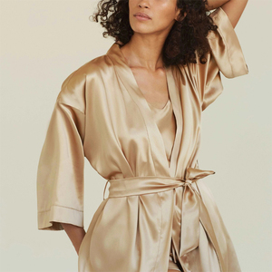Wholesale Gold Silk Robe Sparkle Embroidery, Perfect For Weddings |  Alibaba.com