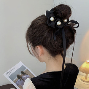 Coleteros para el cabello <span class=keywords><strong>PL</strong></span> Pure Desire, Lazos para el cabello con perlas, Accesorios para el cabello de estilo sencillo, Diadema para atar la cola de caballo - Product Image 3