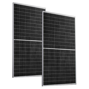 แผงโซลาร์เซลล์แบบโปร่งใส 450W-500W HJT BIPV N-Type HBC ประสิทธิภาพ 21.48% รับประกัน 15 ปี กล่องแยกสายแบบแยกส่วน - Product Image 1