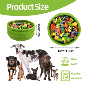 Peluche Chien Mangeoire Lente Traiter <span class=keywords><strong>Snuffle</strong></span> <span class=keywords><strong>Mat</strong></span> Pour La Formation De L'odeur Pet Chiot Puzzle Jouet Bols De Nourriture - Product Image 4