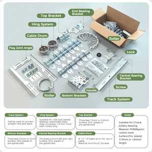 Kit complet <span class=keywords><strong>de</strong></span> quincaillerie <span class=keywords><strong>pour</strong></span> porte <span class=keywords><strong>de</strong></span> garage CHI <span class=keywords><strong>pour</strong></span> portes <span class=keywords><strong>de</strong></span> garage simples et doubles - Product Image 5