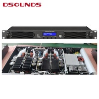 Amplificateur DSP professionnel 4 canaux classe D amplificateur de puissance numérique amplificateur 1U 500Wx4 DSP intégré avec système de R-SMPS stable