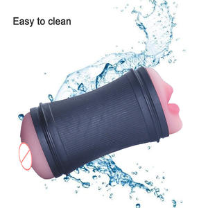 Masturbadores de Bolsillo 2 en 1 Portátiles para Hombres, Masturbadores Masculinos Realistas, Copa Masturbadora Fácil de Limpiar - Product Image 2