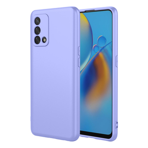 Livraison rapide Silicone liquide coloré antichoc étui Silicone coque arrière pour OPPO F19/A74 4G - Product Image 4