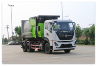 Petit camion à benne basculante léger avec benne amovible pour la collecte des déchets urbains