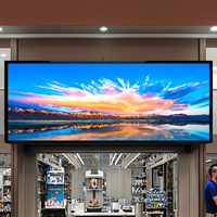 Écran d'affichage numérique LCD pour lecteur publicitaire à barre extensible, adapté aux supermarchés, aux magasins de détail et aux vitrines