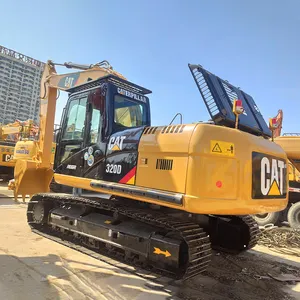 CAT 320D 20 ton excavator bekas, ekskavator crawler kucing 320 ulat bekas besar 20 ton