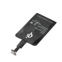 Chargeur sans fil Wellon, récepteur Qi pour téléphones iPhone, Android, Type-C avec patch à induction