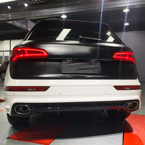 Nouveau pare-chocs arrière Audi Q5 2018-2020 avec découpes pour feux de brouillard, kit de protection de carrosserie pour mise à niveau et rétrofit - Product Image 4