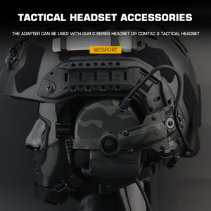 Adaptateur de casque de rotation WOSPORT Adaptateur de rail de casque pour casque de la série C ou casque 3M <span class=keywords><strong>COMTAC</strong></span> 3 - Product Image 5