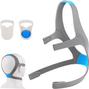 Sangle de fixation pour <span class=keywords><strong>masque</strong></span> <span class=keywords><strong>CPAP</strong></span> compatible F20 avec clips magnétiques, remplacement réglable du <span class=keywords><strong>masque</strong></span> - Product Image 4