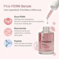 Sérum coréen anti-âge PINNSKIN PDRN au peptide rose, avec PDRN de rose, complexe de 6 types de peptides de sodium ADN, 30 ml