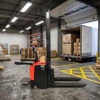 Nouvelle Chariot Élévateur Électrique à Batterie Lithium-Ion AOMAI 1,2 Tonne, Manuelle, Certifiée ISO, pour Entrepôt et Stockage Robuste