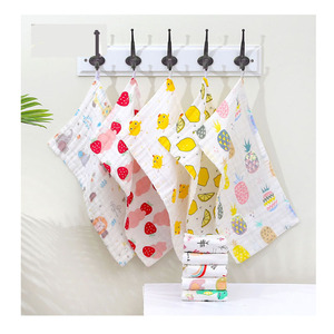 Siêu Mềm Thiết Kế Phim Hoạt Hình Bé Sơ Sinh Muslin Khăn Lau Bé Tắm/Khăn Mặt - Product Image 2