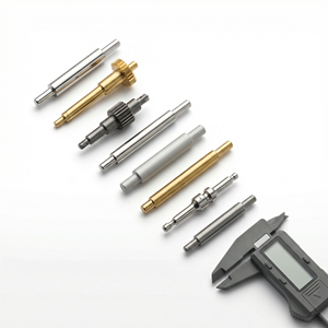 Services de tournage CNC de précision ultra-fine pour micro-montres, horloges, instruments, arbres, en acier inoxydable, laiton, titane, type suisse - Product Image 1
