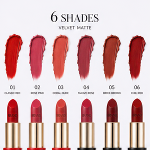 Natural Lip Plumping Matte <b>Lipstick</b> Sample with <b>Custom</b> Logo for Daily Makeup in <b>Lipstick</b> Containers - Product Image 4