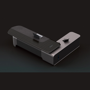 Modern Black L Shape Single Chief Office Desk Furniture Set Executive <b>Table</b> Melamine Office Desk - Product Image 2