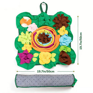 Alfombra olfativa para perros, juguete interactivo tipo rompecabezas para mascotas pequeñas y grandes, para comer lentamente, entrenamiento de forrajeo, almohadillas olfativas para mascotas - Product Image 2