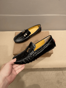 พื้นรองเท้าด้านนอกและผ้าสไตล์เรโทร  พื้นรองเท้าชั้นกลาง หนังวัวแท้ทั้งชิ้น  ยาง/ลาเท็กซ์  รองเท้าอ็อกซ์ฟอร์ดสำหรับทุกฤดู  ซับในทำจากยางโฟม - Product Image 4