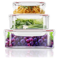 Boîte de rangement pliable en plastique pour aliments, boîte à lunch pliable pratique avec contenants d'emballage