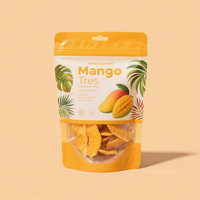 Pochette d'emballage de fruits secs mangue sous vide en plastique personnalisée de qualité alimentaire en gros sac d'emballage alimentaire sec sac en mylar