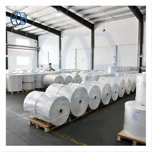 Wholesale Printing Industry Hot Melt Thermal Label Paper Jumbo Roll 6000m 1200m