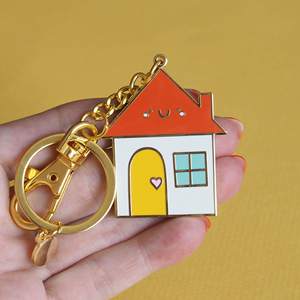 Portachiavi in Metallo Personalizzato con Forma Unica, Ciondolo Creativo e Accessori alla Moda per Decorazione Quotidiana - Product Image 1