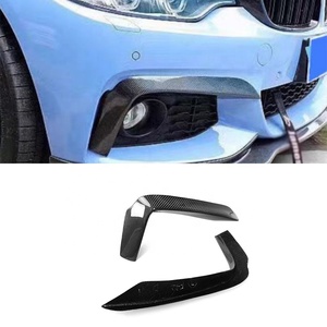 Para BMW Serie 4 F32 F33 F36 2013-2020, Decoración de Entrada de Aire para Faros Antiniebla, Alerón Delantero de Fibra de Carbono CC - Product Image 1