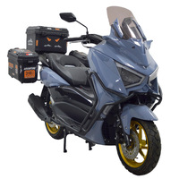 Motos à essence vérifiées 150CC 4 temps, moteur rouge sans balais, refroidissement par air, vitesse maximale 100km/h, frein à disque, scooter à essence YHY