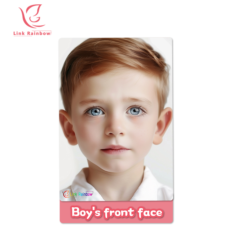 Boy's front face